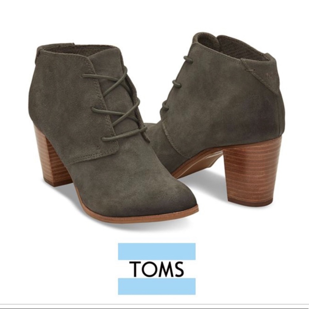 Toms Lunata Lace Up Booties